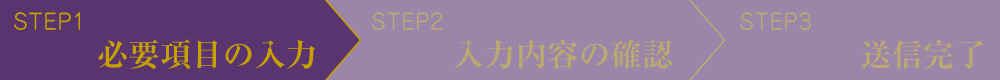 必須項目の入力